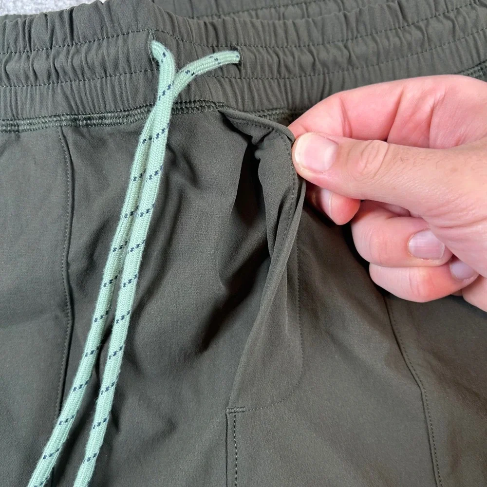 Cotopaxi Veza Adventure Pants Mens XL Olive Green Straight Leg Drawstring Hiking